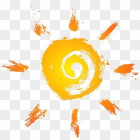Grunge Sun 4 - Sun Vector Grunge, HD Png Download - sun vector png