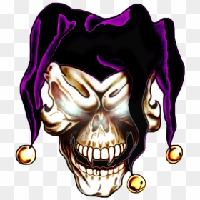 Joker Skull Tattoo Designs Clipart , Png Download - Imagenes De Payasos Calaveras, Transparent Png - skull tattoo png