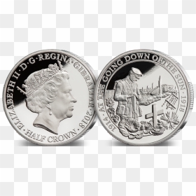 Going Down Of The Sun Half Crown - Royal Mint Free Coin, HD Png Download - half sun png