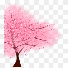 Anime Cherry Blossom Png, Transparent Png - sakura tree png