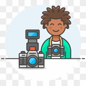 Photographer Male Icon - Portable Network Graphics, HD Png Download - photographer png