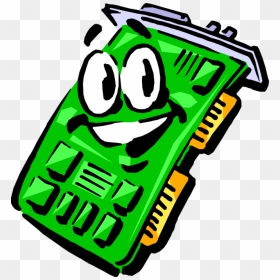 Vector Illustration Of Anthropomorphic Integrated Printed - Cartoon Circuit Board, HD Png Download - circuit board vector png