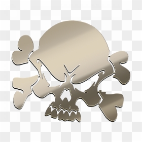 Emblem, HD Png Download - pirate skull png