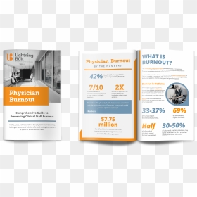 Preview Of The Physician Burnout Guide - Flyer, HD Png Download - burned paper png