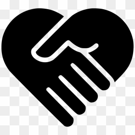 Transparent Handshake Logo Png - Shake Hand Heart Png, Png Download - handshake icon png
