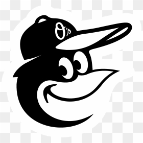 Orioles Logo Png - Baltimore Orioles Black And White, Transparent Png - baltimore ravens logo png