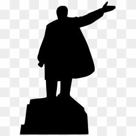 Monument Lenin Politic Politics Communism - Statue Of Lenin Silhouette, HD Png Download - communism png