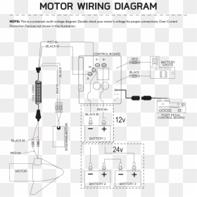 Transparent Circuit Board Vector Png - Minn Kota Powerdrive V2 Wiring, Png Download - circuit board vector png