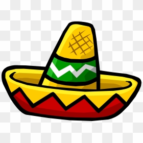 Turkey With Party Hat Clipart Clipart Image Sombrero - Mexican Sombrero Png, Transparent Png - birthday hat transparent png