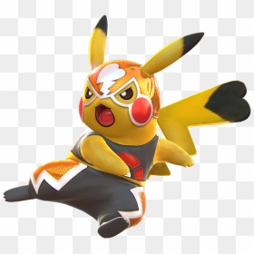 Transparent Cute Pikachu Png - Pokken Tournament Pikachu Libre, Png Download - cute pikachu png