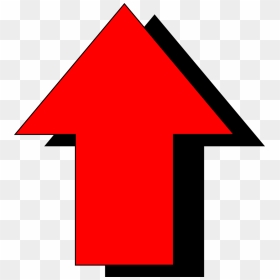 Logo With Red Arrow Pointing Up Png - Red Arrow Up Png, Transparent Png - arrow pointing down png