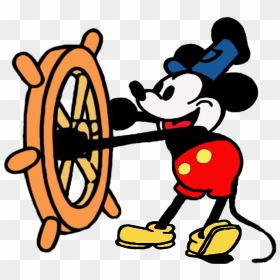 Mickey Mouse Steamboat Willie Poster, HD Png Download - mickey mouse logo png