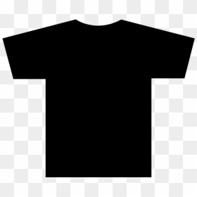 Black T Shirt Template Jpg , Png Download - Black Shirt Clipart, Transparent Png - black t shirt template png