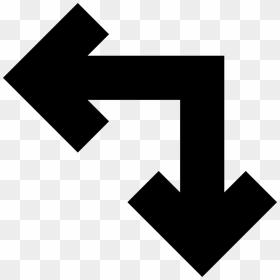 Arrows Pointing Left And Down, HD Png Download - arrow pointing down png