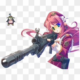 Anime, HD Png Download - cartoon gun png