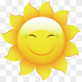 Smiley, HD Png Download - sun vector png