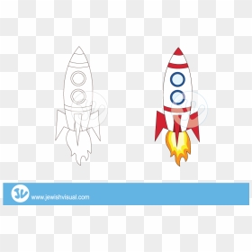 חללית ציור , Png Download - ציור חללית, Transparent Png - rocketship png