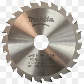 Half Of A Saw Blade Png - Makita Carbide Tipped Blade For Wood, Transparent Png - saw blade png