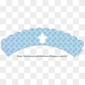 Angel Silhouette Papers In Light Blue Free Printable - Wrappers Para Cupcakes Png, Transparent Png - angel silhouette png
