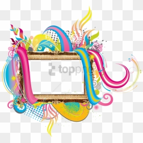Free Png Colorful Frames And Borders Png Png Image - Colorful Frame Clipart, Transparent Png - photo frames png