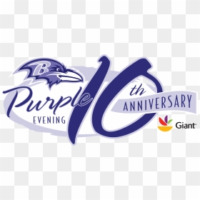 A Purple Evening - Graphic Design, HD Png Download - baltimore ravens logo png
