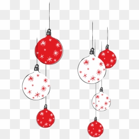 Transparent Christmas Ornament Christmas Christmas - Earrings, HD Png Download - red ornament png