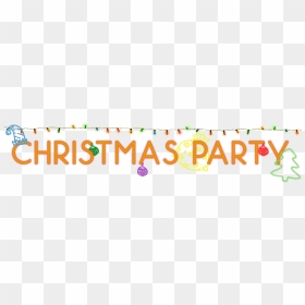 Work Christmas Party Text, HD Png Download - christmas party png