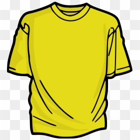 T Shirt Template Free Content Clip Art Black Cliparts - Yellow T Shirt Clip Art, HD Png Download - black t shirt template png