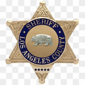 Badge Of The Sheriff Of Los Angeles County - Angeles County Sheriff Badge, HD Png Download - sheriff badge png