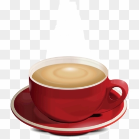 Coffee Clipart Png - Cappuccino Red Cup Png, Transparent Png - cup of coffee png