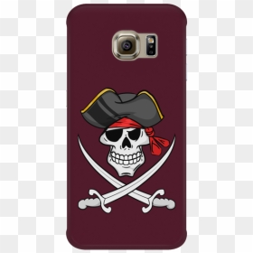 Mobile Phone, HD Png Download - pirate skull png