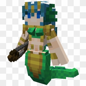 The Grimoire Of Gaia Wiki - Siren Minecraft Skin, HD Png Download - siren png