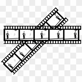 Movie Tape Clip Arts - Film Strip Transparent Background, HD Png Download - black tape png