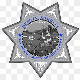 San Diego Sheriff Department Logo, HD Png Download - sheriff badge png