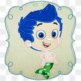 Gilbert - Machine Embroidery Lego Applique Design, HD Png Download - bubble guppies png