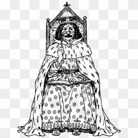 King - Middle Ages Drawings, HD Png Download - king throne png
