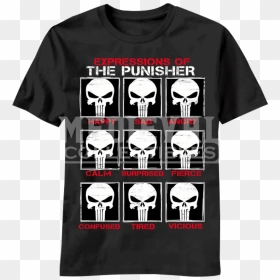 Expressions Of The Punisher T-shirt - Transformers Decepticon Tee, HD Png Download - the punisher png