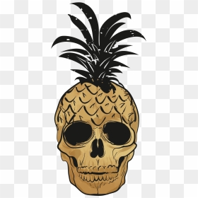 Pop Art Pineapple Wall Art Sticker - King Skull Png, Transparent Png - piña png