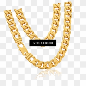 Gold Chain Vector Png , Png Download - Gold Chain Necklace Png, Transparent Png - chain vector png