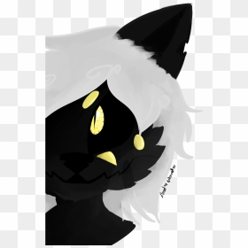 Black Cat - Illustration, HD Png Download - skype icon png