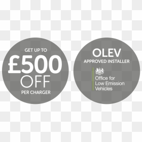 500 Off Ev Chargers Olev Grant - Label, HD Png Download - chargers logo png