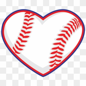 Baseball Heart - Transparent Background Baseball Png, Png Download - baseball heart png