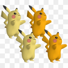 Pokemon Free 3d Model, HD Png Download - pikachu face png