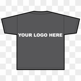 Active Shirt, HD Png Download - black t shirt template png