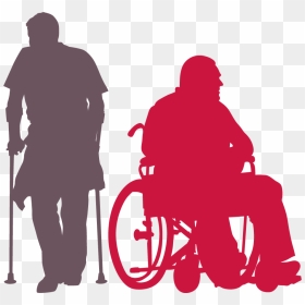 Silhouette Man Wheelchair Png , Png Download - Wheelchair, Transparent Png - silhouette man png