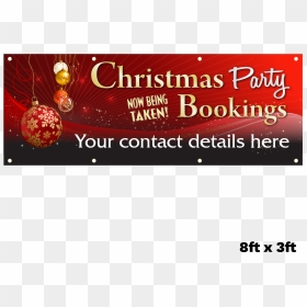 Personalised Christmas Party Bookings Now Being Taken - Segurança Do Trabalho, HD Png Download - christmas party png