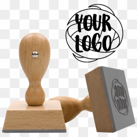 Square & Round Logo Stamp - Wood Stamp, HD Png Download - round stamp png
