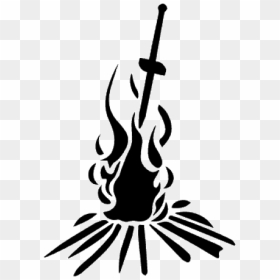 Art Dark Souls Bonfire, HD Png Download - dark souls bonfire png