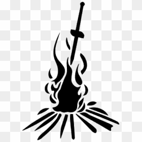 Art Dark Souls Bonfire, HD Png Download - dark souls bonfire png