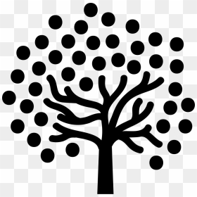 Tree Of Dots Foliage - Tree With Icon Leaves, HD Png Download - foliage png